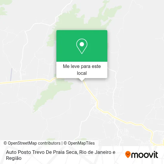 Auto Posto Trevo De Praia Seca mapa