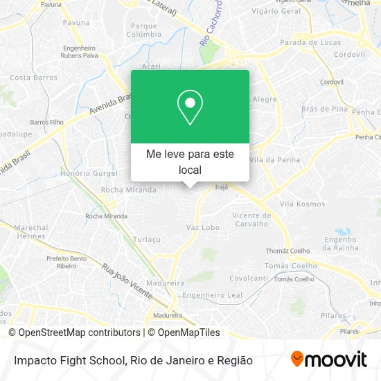Impacto Fight School mapa