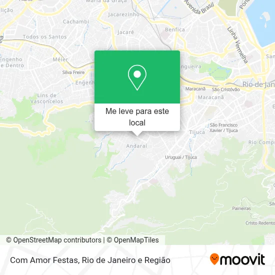 Com Amor Festas mapa