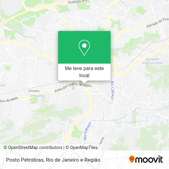 Posto Petrobras mapa