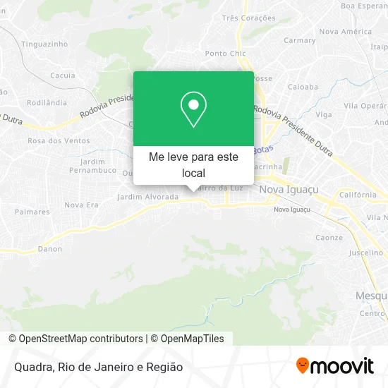 Quadra mapa
