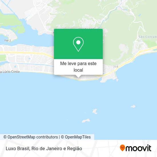 Luxo Brasil mapa