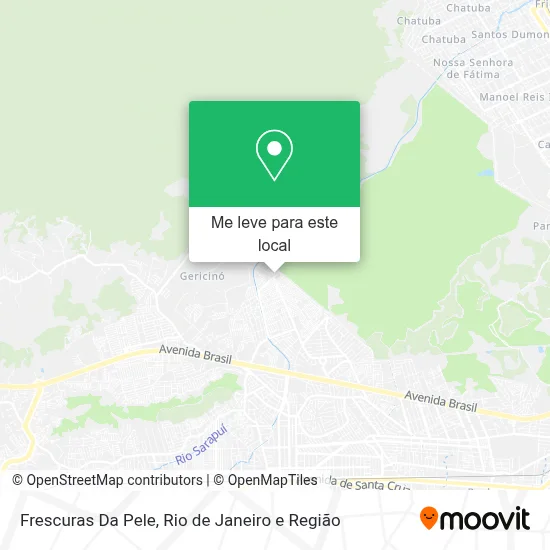 Frescuras Da Pele mapa