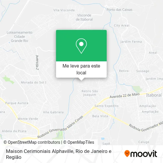 Maison Cerimoniais Alphaville mapa