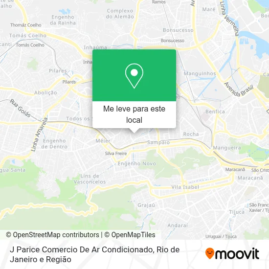 J Parice Comercio De Ar Condicionado mapa