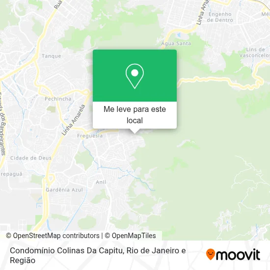 Condomínio Colinas Da Capitu mapa