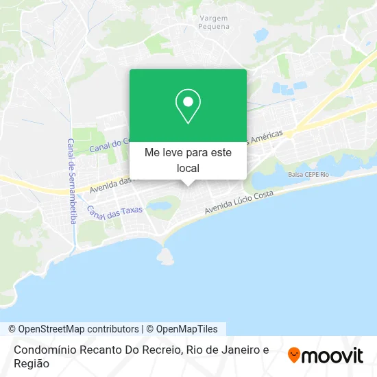 Condomínio Recanto Do Recreio mapa