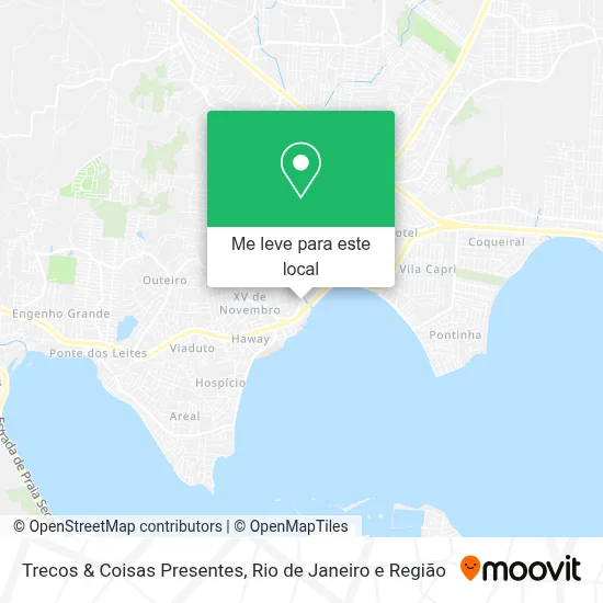 Trecos & Coisas Presentes mapa