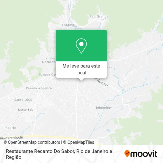 Restaurante Recanto Do Sabor mapa