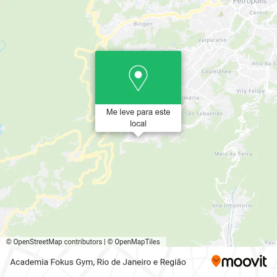 Academia Fokus Gym mapa