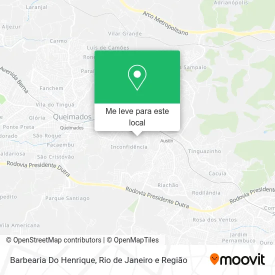 Barbearia Do Henrique mapa