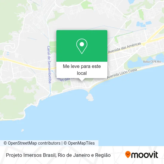 Projeto Imersos Brasil mapa