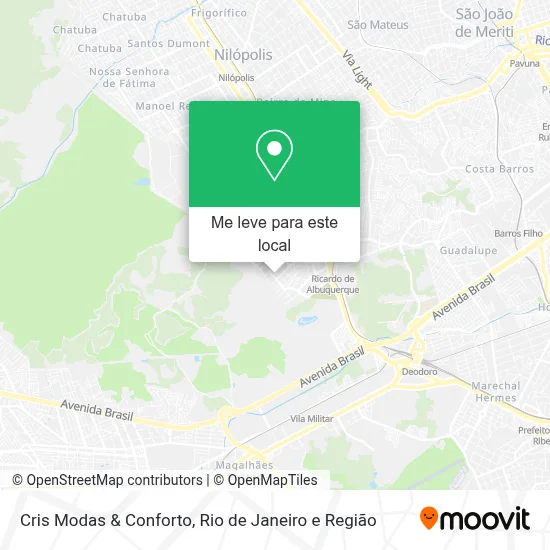 Cris Modas & Conforto mapa