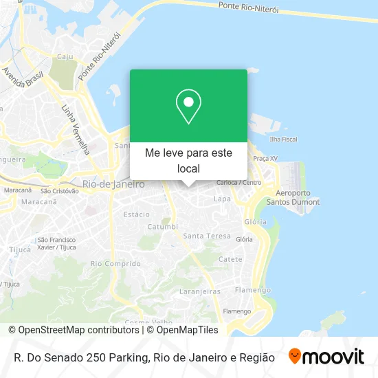 R. Do Senado 250 Parking mapa