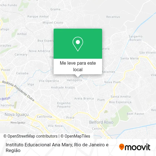 Instituto Educacional Ana Mary mapa