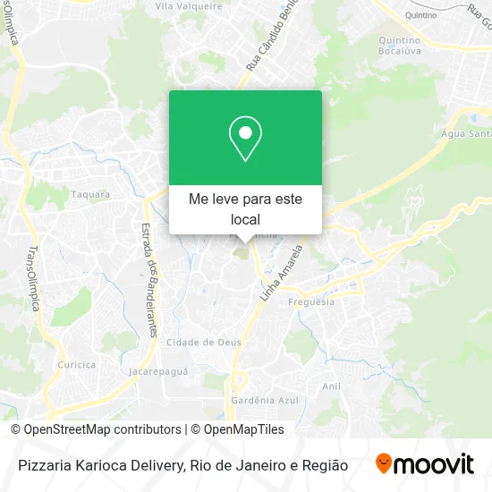 Pizzaria Karioca Delivery mapa