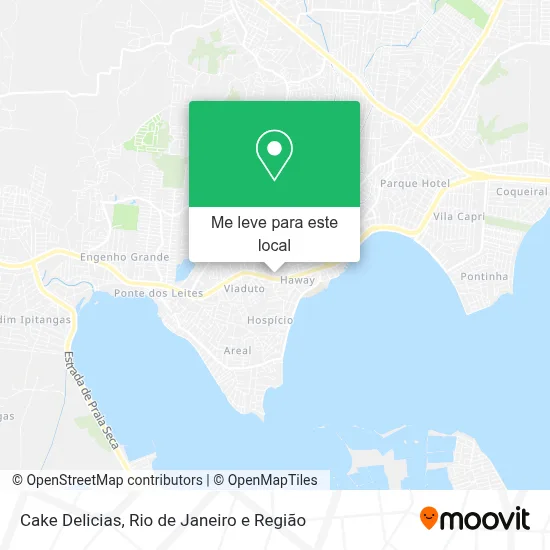 Cake Delicias mapa