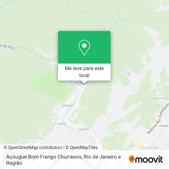 Açougue Bom Frango Churrasco mapa