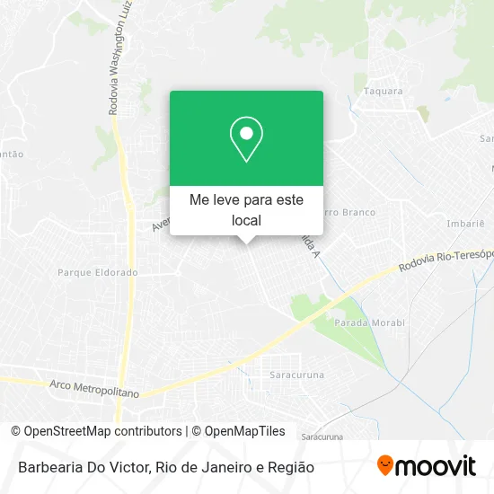 Barbearia Do Victor mapa