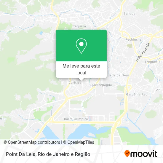Point Da Lela mapa