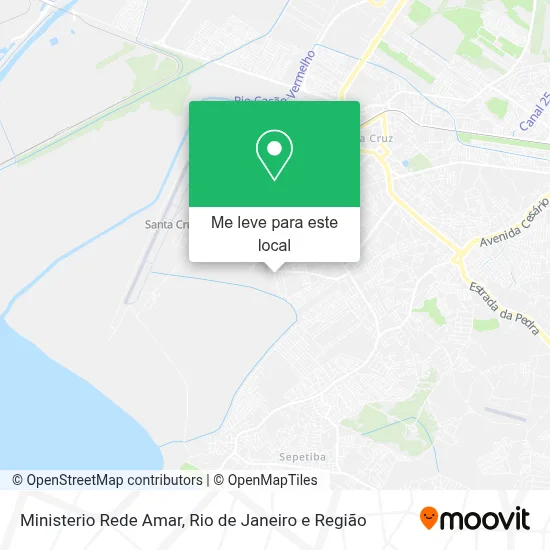 Ministerio Rede Amar mapa