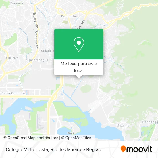 Colégio Melo Costa mapa
