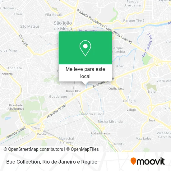 Bac Collection mapa