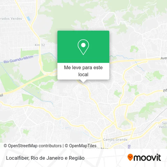 Localfiber mapa