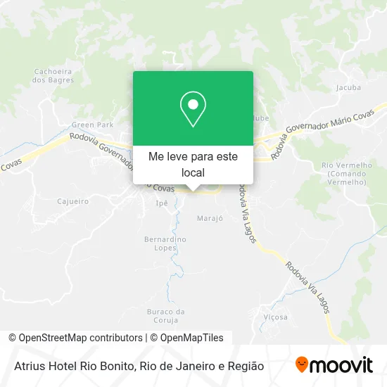 Atrius Hotel Rio Bonito mapa