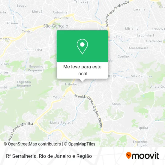 Rf Serralheria mapa