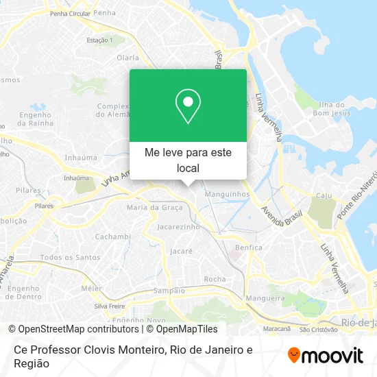 Ce Professor Clovis Monteiro mapa
