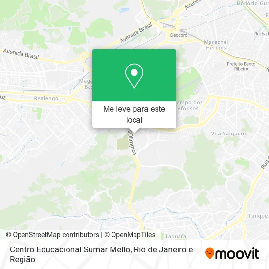 Centro Educacional Sumar Mello mapa