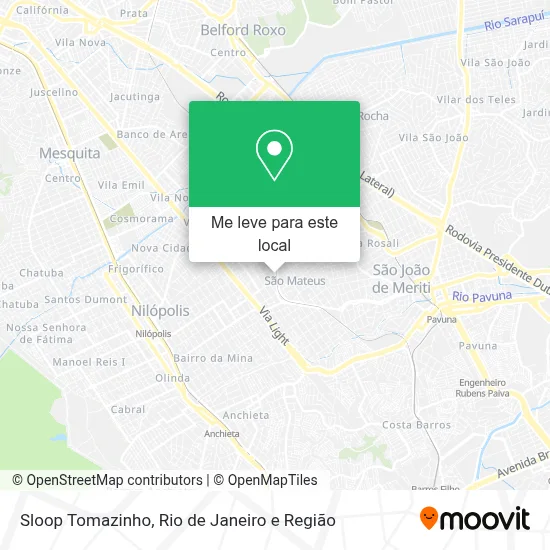 Sloop Tomazinho mapa