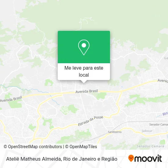 Ateliê Matheus Almeida mapa