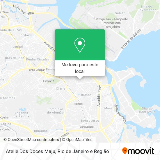 Ateliê Dos Doces Maju mapa