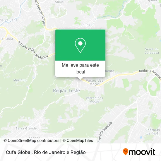 Cufa Global mapa