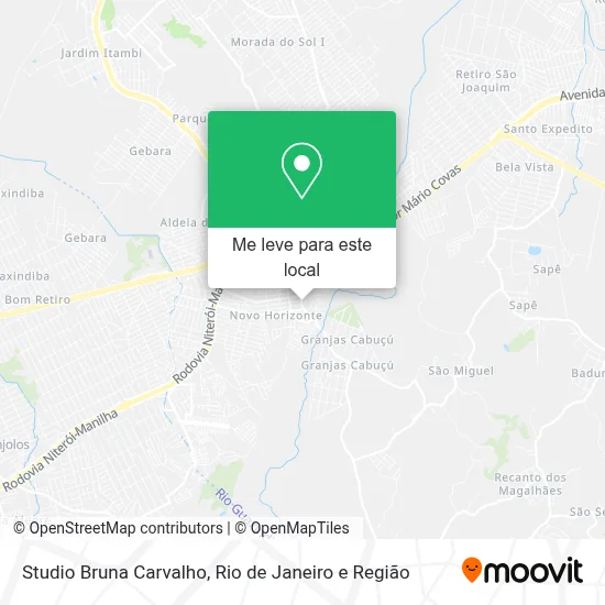 Studio Bruna Carvalho mapa