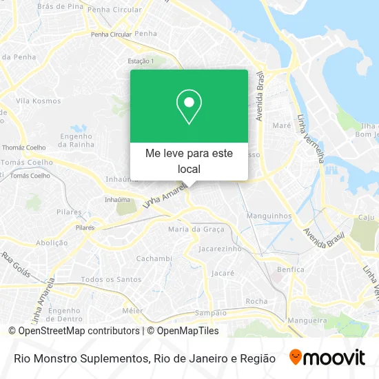 Rio Monstro Suplementos mapa