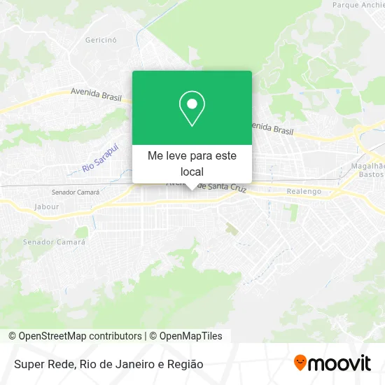 Super Rede mapa