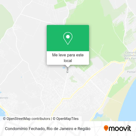 Condomínio Fechado mapa