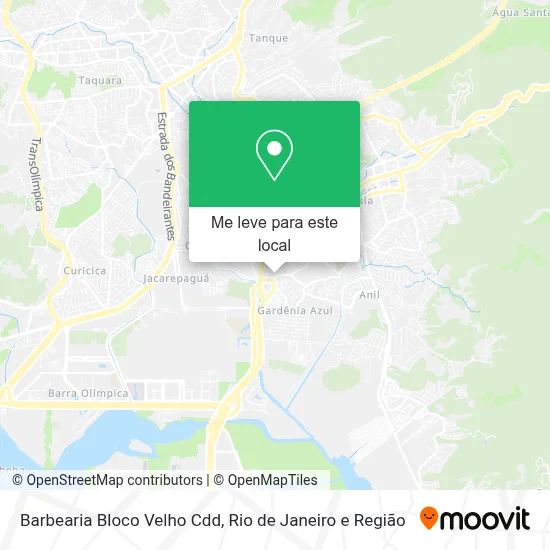 Barbearia Bloco Velho Cdd mapa