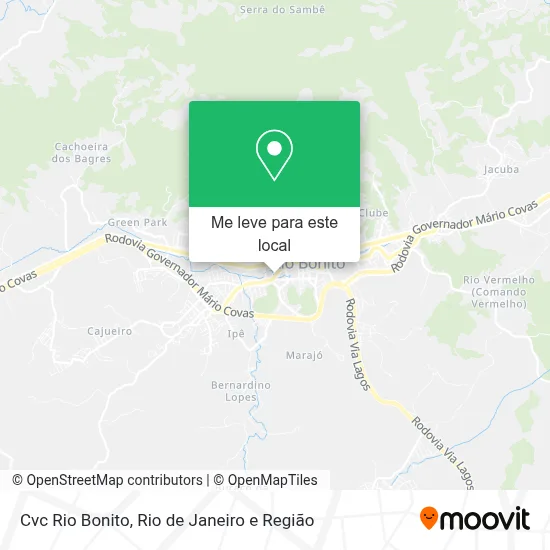 Cvc Rio Bonito mapa