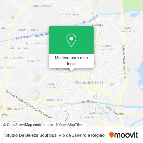 Studio De Beleza Soul Sua mapa