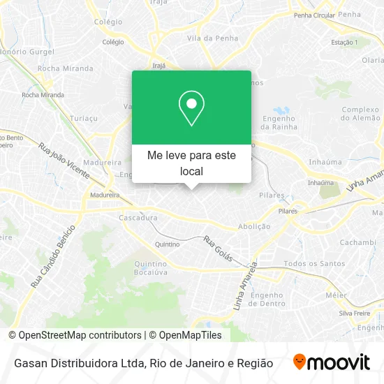 Gasan Distribuidora Ltda mapa