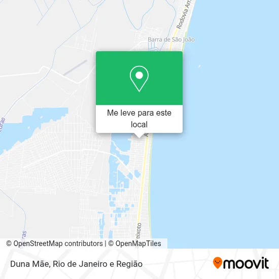 Duna Mãe mapa