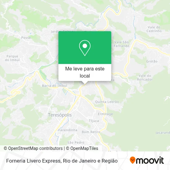 Forneria Livero Express mapa
