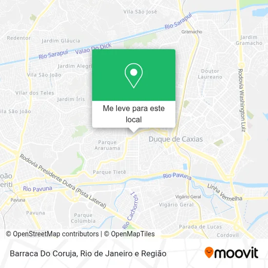 Barraca Do Coruja mapa