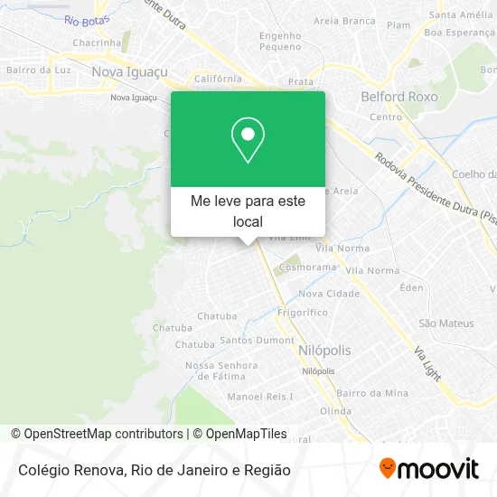 Colégio Renova mapa
