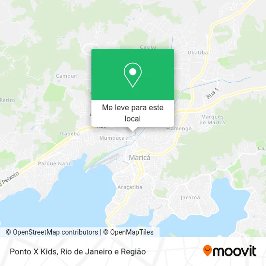 Ponto X Kids mapa