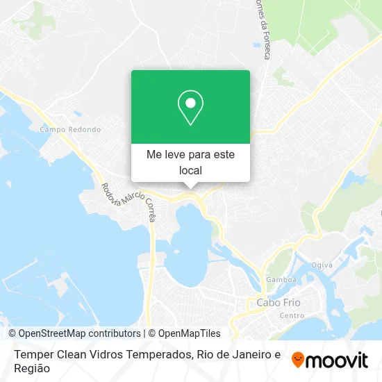 Temper Clean Vidros Temperados mapa